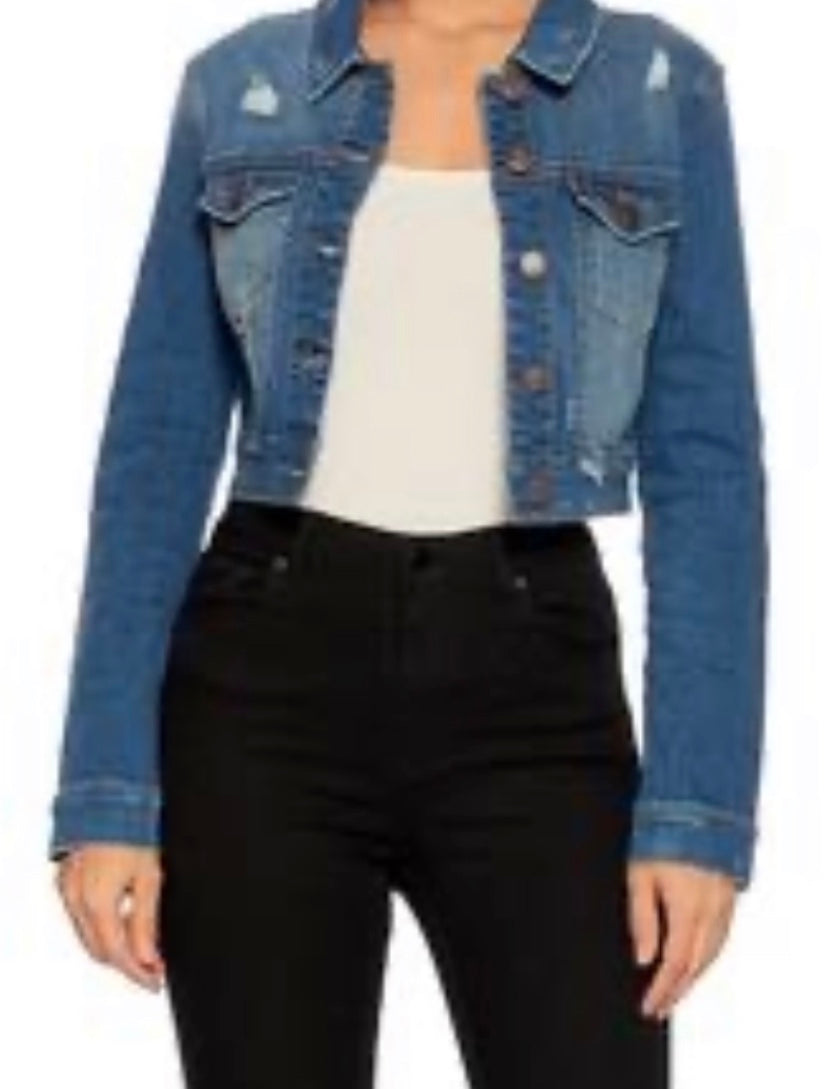 Denim Crop Jacket