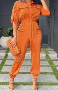 Button Up Jumpsuit