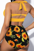 Load image into Gallery viewer, Women’s Sunflower 2Piece Swimwear Set