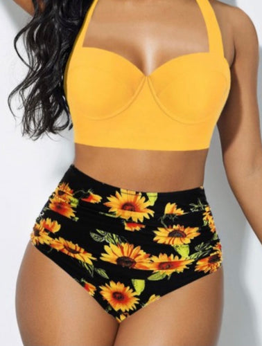 Women’s Sunflower 2Piece Swimwear Set