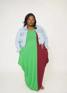 Plus Size Denim Crop Jacket