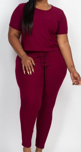 Plus Size Jogger Set